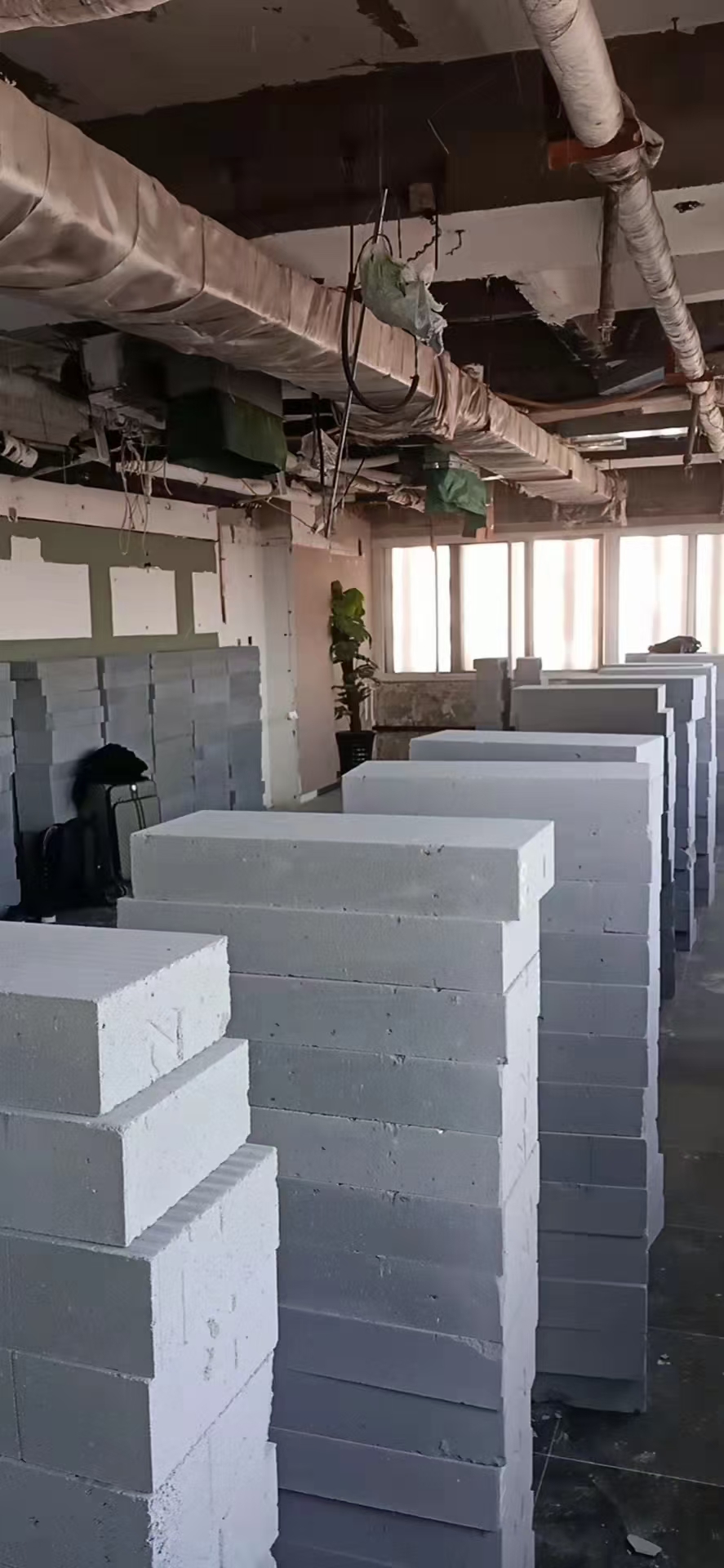 酒店轻质砖隔墙展示